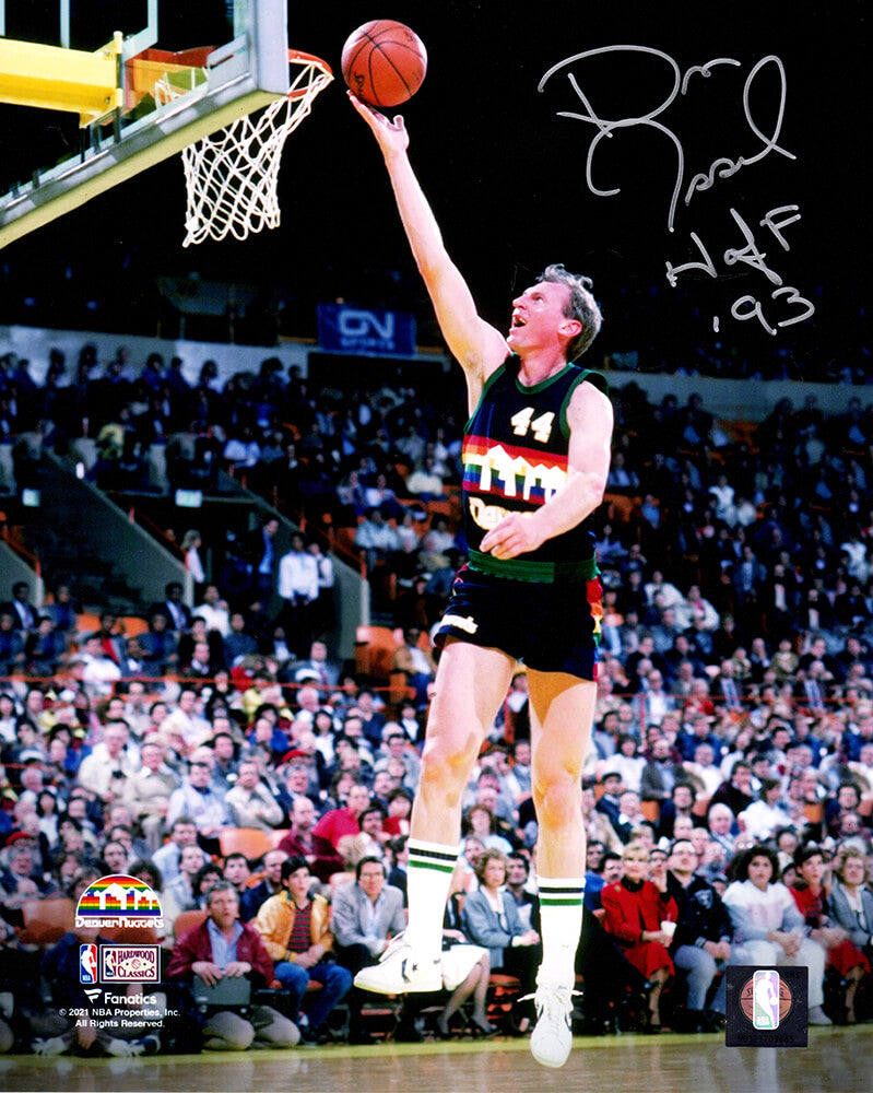 Dan Issel Signed Denver Nuggets Lay Up Action 8x10 Photo w/HOF'93 - ISS08P201 - Dan Issel Signed Denver Nuggets Lay Up Action 8x10 Photo w/HOF'93 product image