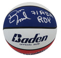 Dan Issel Signed Baden Red, White & Blue Full Size Basketball w/71 ABA ROY - ISSBSK204 - Dan Issel Signed Baden Red, White & Blue Full Size Basketball w/71 ABA ROY product image