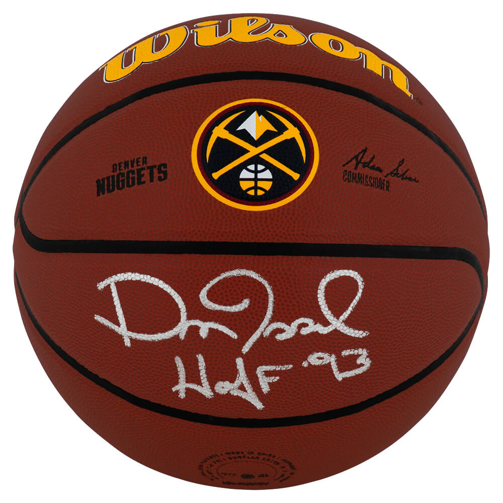 Dan Issel Signed Denver Nuggets Logo Wilson Alliance NBA Basketball w/HOF'93 - ISSBSK209 - Dan Issel Signed Denver Nuggets Logo Wilson Alliance NBA Basketball w/HOF'93 product image
