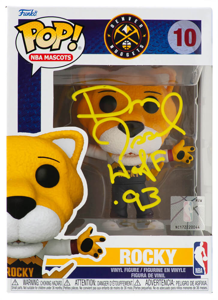 Dan Issel Signed Denver Nuggets 'Rocky' Mascot Funko Pop Doll #10 w/HOF'93 - ISSFUN200 - Dan Issel Signed Denver Nuggets 'Rocky' Mascot Funko Pop Doll #10 w/HOF'93 product image
