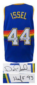 Dan Issel Signed Blue Throwback Custom Basketball Jersey w/HOF'93 - ISSJRY200 - Dan Issel Signed Blue Throwback Custom Basketball Jersey w/HOF'93 product image