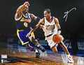 Allen Iverson Signed Philadelphia 76ers Action vs Kobe Bryant Spotlight 16x20 Photo - IVE16P204 - Allen Iverson Signed Philadelphia 76ers Action vs Kobe Bryant Spotlight 16x20 Photo product image