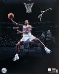 Allen Iverson Signed Philadelphia 76ers Spotlight Lay Up 16x20 Photo - IVE16P205 - Allen Iverson Signed Philadelphia 76ers Spotlight Lay Up 16x20 Photo product image