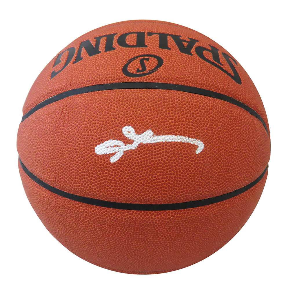 Allen Iverson Signed Spalding Game Series Replica NBA Basketball (PSA/DNA) - IVEBSK203 - Allen Iverson Signed Spalding Game Series Replica NBA Basketball (PSA/DNA) product image