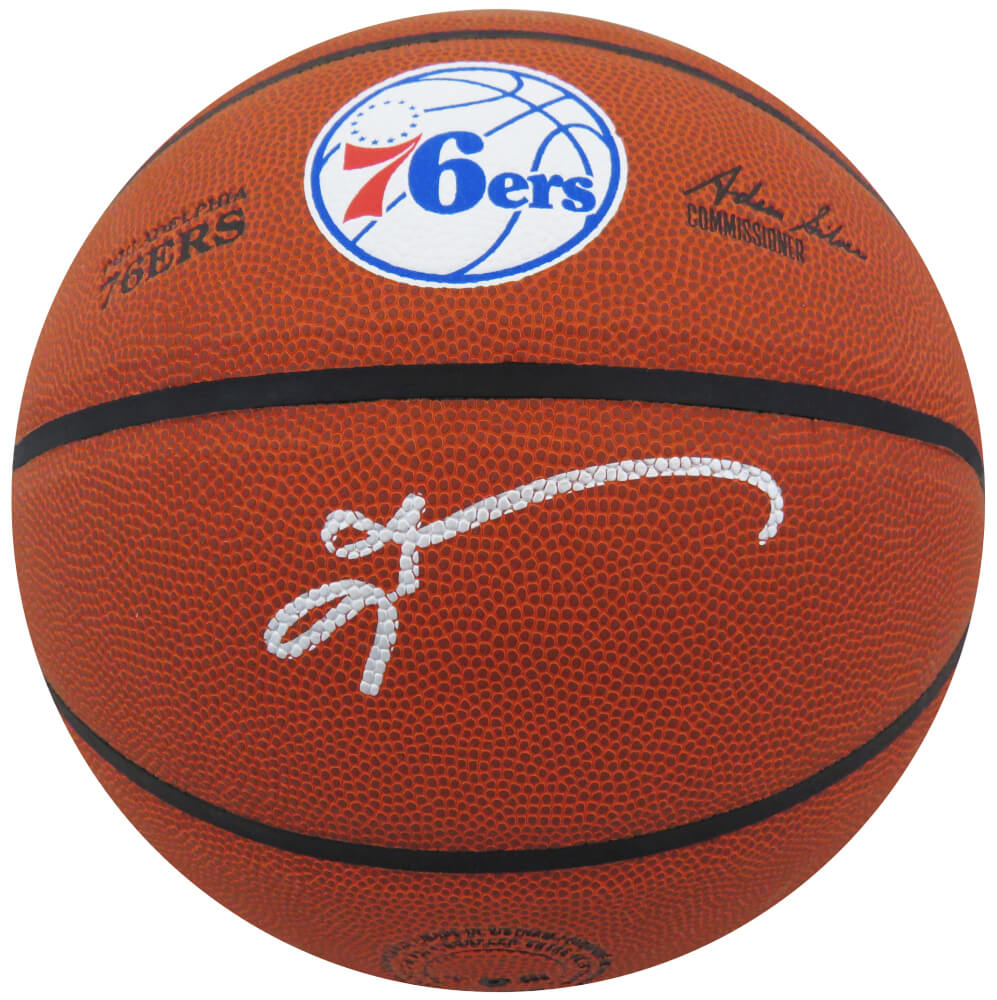 Allen Iverson Signed Wilson Philadelphia 76ers Logo NBA Basketball - IVEBSK204 - Allen Iverson Signed Wilson Philadelphia 76ers Logo NBA Basketball product image