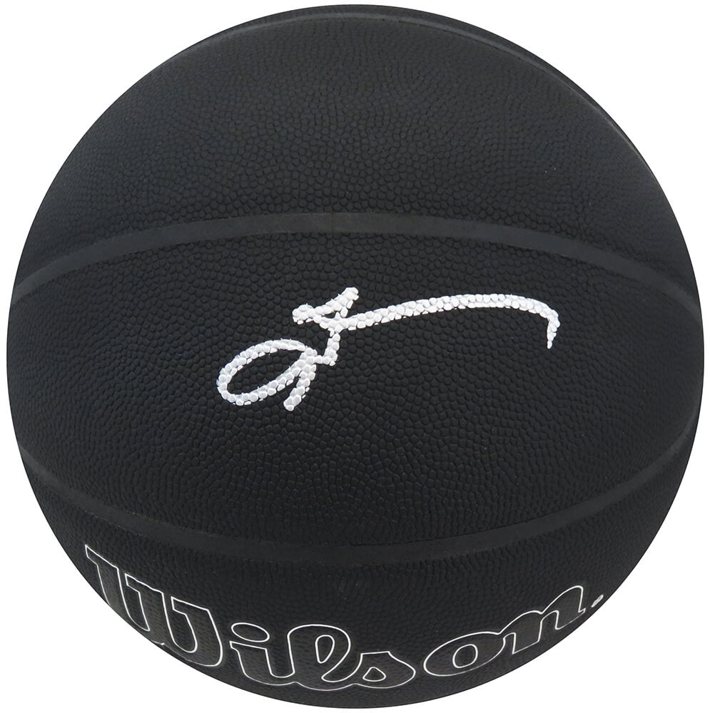 Allen Iverson Signed Wilson I/O Black 75th Anniversary Logo NBA Basketball - IVEBSK205 - Allen Iverson Signed Wilson I/O Black 75th Anniversary Logo NBA Basketball product image