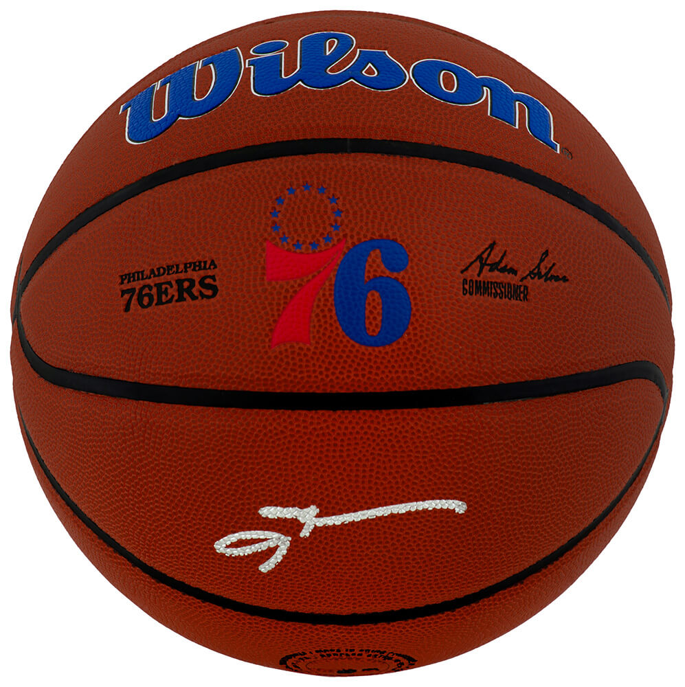 Allen Iverson Signed Philadelphia 76ers Wilson Alliance NBA Basketball - IVEBSK210 - Allen Iverson Signed Philadelphia 76ers Wilson Alliance NBA Basketball product image