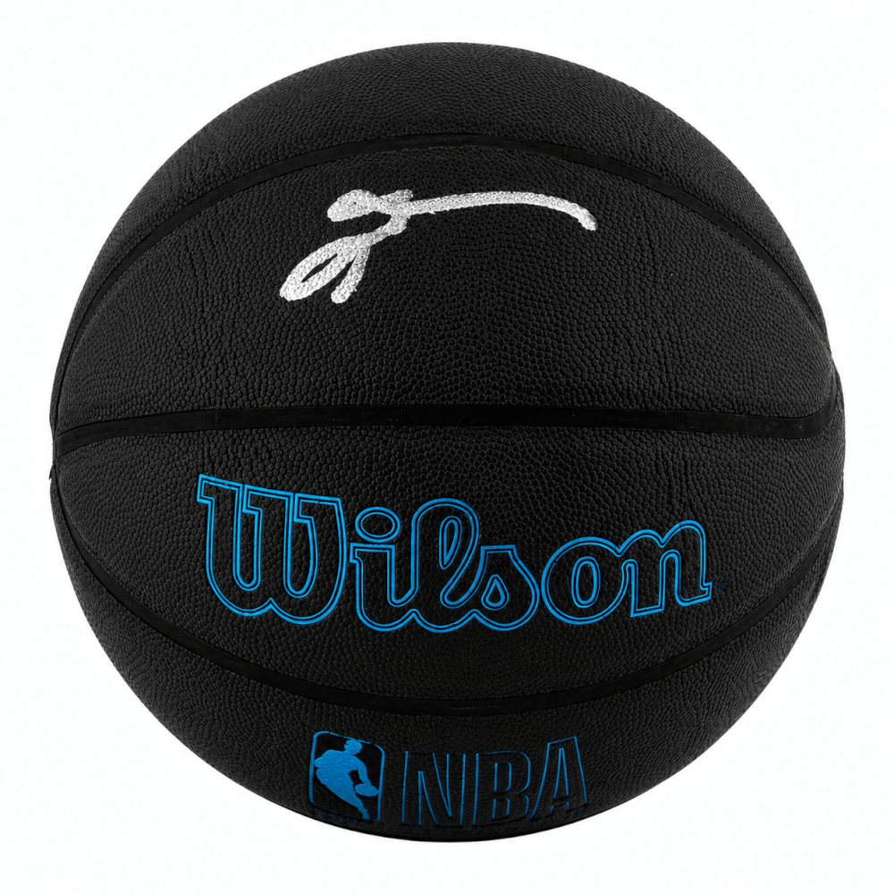 Allen Iverson Signed Wilson Forge Plus Black Full Size NBA Basketball - IVEBSK212 - Allen Iverson Signed Wilson Forge Plus Black Full Size NBA Basketball product image