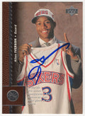 Allen Iverson Signed Philadelphia 76ers 1996 Upper Deck Basketball Rookie Trading Card #91 - IVECAR207 - Allen Iverson Signed Philadelphia 76ers 1996 Upper Deck Basketball Rookie Trading Card #91 product image