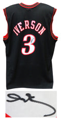 Allen Iverson Signed Philadelphia 76ers Black M&N Swingman NBA Basketball Jersey - IVEJRY205 - Allen Iverson Signed Philadelphia 76ers Black M&N Swingman NBA Basketball Jersey product image