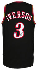 Allen Iverson Signed Black Custom Basketball Jersey - (Beckett) - IVEJRY209 - Allen Iverson Signed Black Custom Basketball Jersey - (Beckett) product image