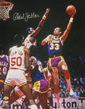Kareem Abdul-Jabbar Signed Los Angeles Lakers Sky Hook vs Rockets 16x20 Photo - JAB16P214 - Kareem Abdul-Jabbar Signed Los Angeles Lakers Sky Hook vs Rockets 16x20 Photo product image