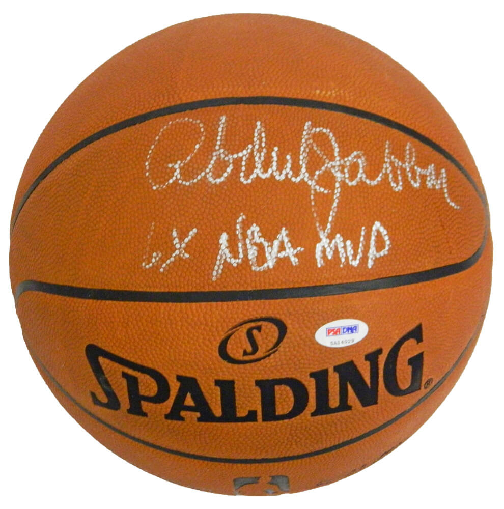 Kareem Abdul-Jabbar Signed Spalding NBA Official Basketball w/6x NBA MVP - JABBSK204 - Kareem Abdul-Jabbar Signed Spalding NBA Official Basketball w/6x NBA MVP product image