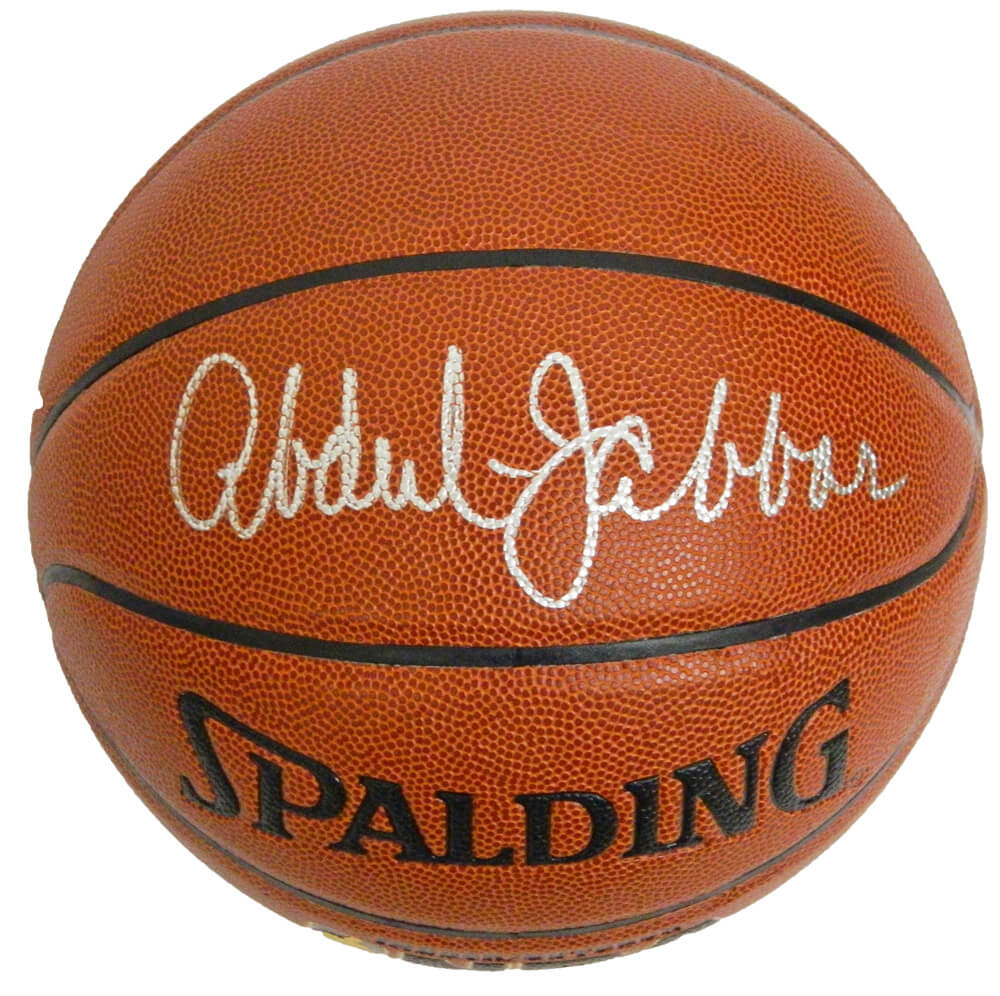 Kareem Abdul-Jabbar Signed Spalding NBA Indoor/Outdoor Basketball - JABBSK208 - Kareem Abdul-Jabbar Signed Spalding NBA Indoor/Outdoor Basketball product image