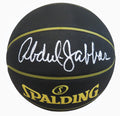 Kareem Abdul-Jabbar Signed Spalding Elevation Black NBA Basketball - JABBSK219 - Kareem Abdul-Jabbar Signed Spalding Elevation Black NBA Basketball product image
