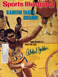 Kareem Abdul-Jabbar Signed Lakers "Kareem Takes Charge" Sports Illustrated 2/14/77 - JABMAG200 - Kareem Abdul-Jabbar Signed Lakers "Kareem Takes Charge" Sports Illustrated 2/14/77 product image