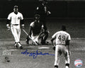 Reggie Jackson Signed New York Yankees 1977 World Series HR B&W 8x10 Photo - JAC08P102 - Reggie Jackson Signed New York Yankees 1977 World Series HR B&W 8x10 Photo product image