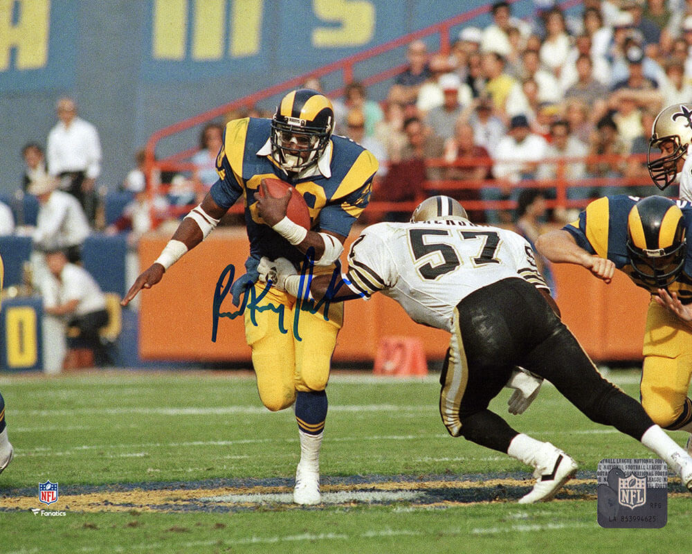 Rickey Jackson Signed Saints vs Rams 8x10 Photo - JAC08P328 - Rickey Jackson Signed Saints vs Rams 8x10 Photo product image