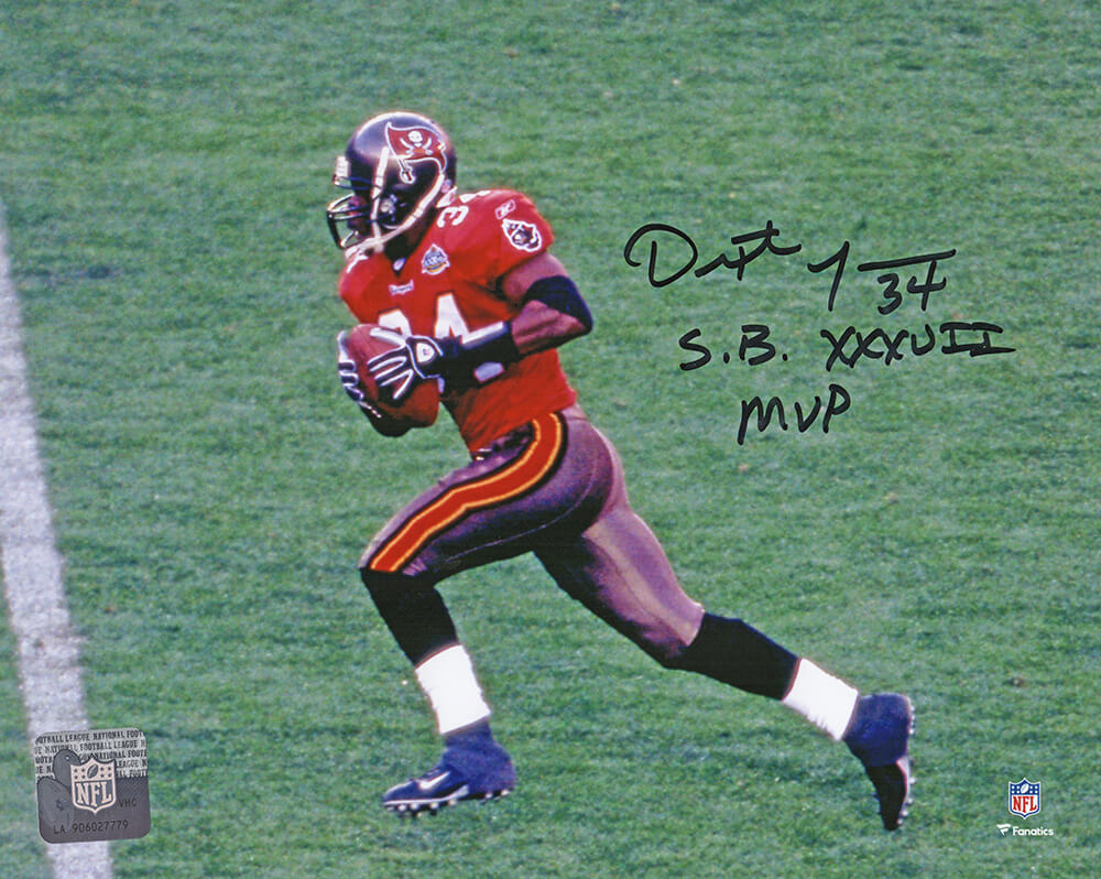 Dexter Jackson Signed Tampa Bay Buccaneers Action 8x10 Photo w/SB XXXVII MVP - JAC08P350 - Dexter Jackson Signed Tampa Bay Buccaneers Action 8x10 Photo w/SB XXXVII MVP product image