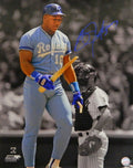 Bo Jackson Signed Kansas City Royals Breaking Bat Over Knee Spotlight 16x20 Photo - JAC16P100 - Bo Jackson Signed Kansas City Royals Breaking Bat Over Knee Spotlight 16x20 Photo product image