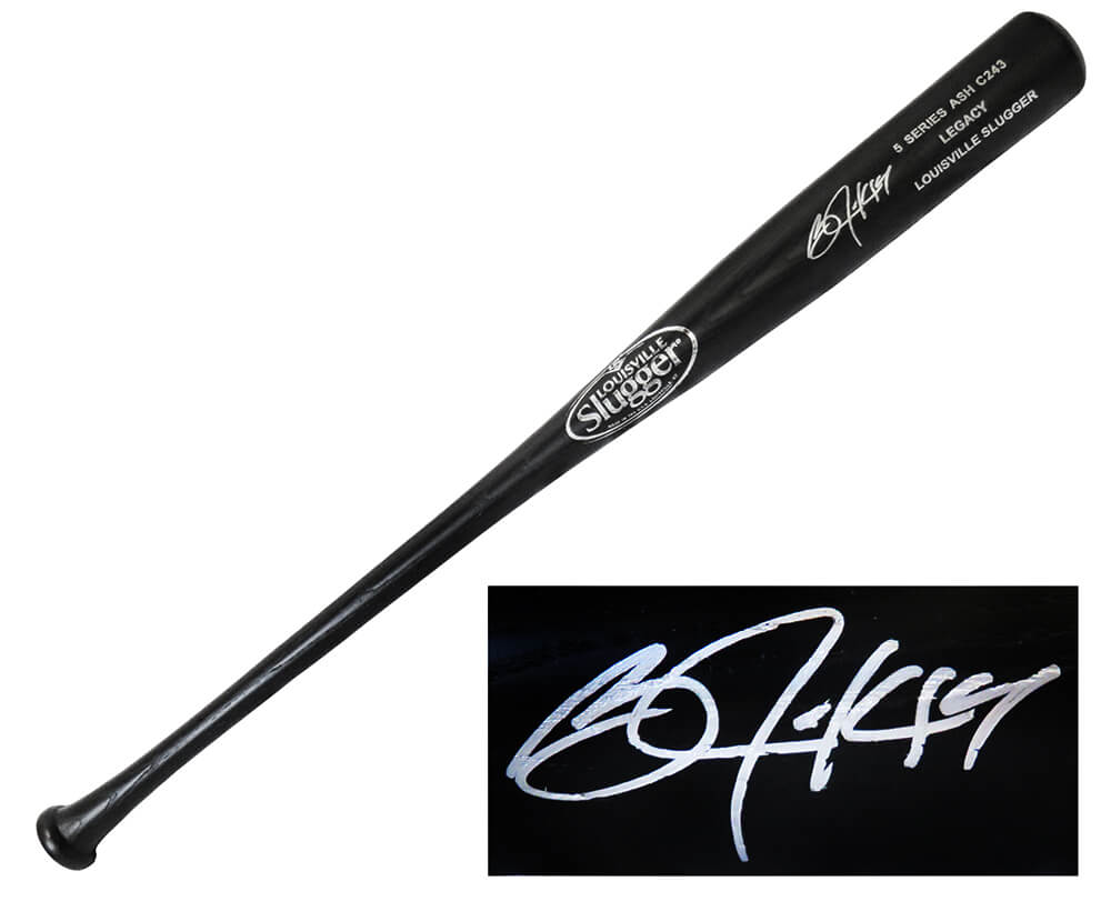 Bo Jackson Signed Louisville Slugger Legacy Black Baseball Bat - JACBAT102 - Bo Jackson Signed Louisville Slugger Legacy Black Baseball Bat product image