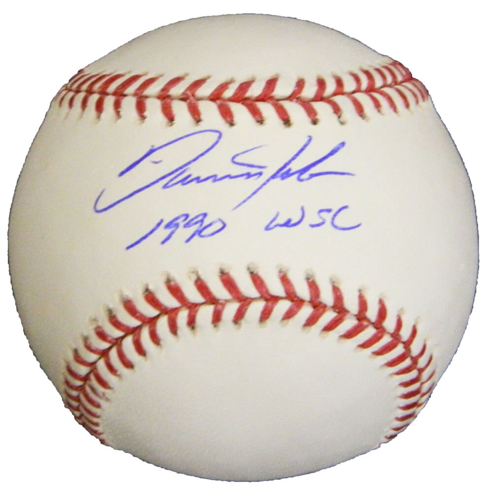 Danny Jackson Signed Rawlings Official MLB Baseball w/1990 WSC - JACBSB110 - Danny Jackson Signed Rawlings Official MLB Baseball w/1990 WSC product image
