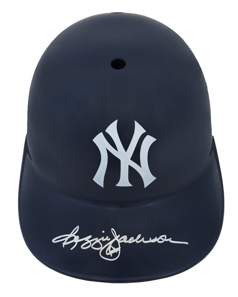 Reggie Jackson Signed New York Yankees Souvenir Replica Batting Helmet - JACBTH101 - Reggie Jackson Signed New York Yankees Souvenir Replica Batting Helmet product image