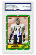 Rickey Jackson Signed Saints 1986 Topps Football Trading Card #346 - (PSA/DNA Encapsulated) - JACCAR317 - Rickey Jackson Signed Saints 1986 Topps Football Trading Card #346 - (PSA/DNA Encapsulated) product image