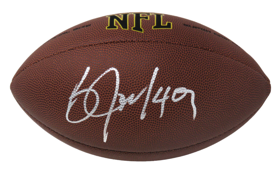 Bo Jackson Signed Wilson Super Grip Full Size NFL Football - JACFTB301 - Bo Jackson Signed Wilson Super Grip Full Size NFL Football product image