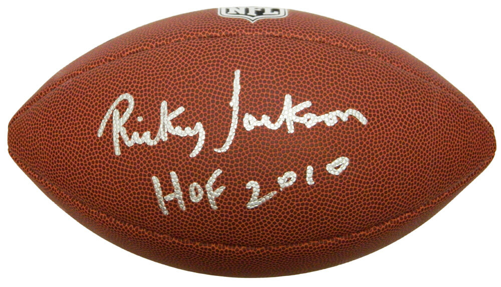 Rickey Jackson Signed Wilson Limited Full Size NFL Football w/HOF 2010 - JACFTB320 - Rickey Jackson Signed Wilson Limited Full Size NFL Football w/HOF 2010 product image