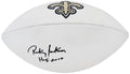 Rickey Jackson Signed New Orleans Saints Wilson White Logo Football w/HOF 2010 - JACFTB323 - Rickey Jackson Signed New Orleans Saints Wilson White Logo Football w/HOF 2010 product image