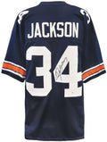 Bo Jackson Signed Navy T/B Custom Football Jersey (Beckett) - JACJRY304 - Bo Jackson Signed Navy T/B Custom Football Jersey (Beckett) product image