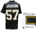 Rickey Jackson Signed Black Custom Jersey w/HOF 2010 - JACJRY322 - Rickey Jackson Signed Black Custom Jersey w/HOF 2010 product image