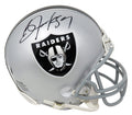 Bo Jackson Signed Oakland Raiders Riddell Mini Helmet (Beckett) - JACMIN304 - Bo Jackson Signed Oakland Raiders Riddell Mini Helmet (Beckett) product image