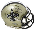 Rickey Jackson Signed New Orleans Saints Riddell Speed Mini Helmet w/HOF 2010 - JACMIN322 - Rickey Jackson Signed New Orleans Saints Riddell Speed Mini Helmet w/HOF 2010 product image
