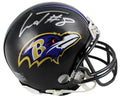 Lamar Jackson Signed Baltimore Ravens Riddell Mini Helmet - JACMIN341 - Lamar Jackson Signed Baltimore Ravens Riddell Mini Helmet product image