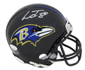 Lamar Jackson Signed Baltimore Ravens Riddell Mini Helmet (JSA) - JACMIN344 - Lamar Jackson Signed Baltimore Ravens Riddell Mini Helmet (JSA) product image