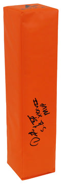 Dexter Jackson Signed BSN Orange Football Endzone Pylon w/SB XXXVII MVP - JACPYL310 - Dexter Jackson Signed BSN Orange Football Endzone Pylon w/SB XXXVII MVP product image