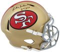 Rickey Jackson Signed San Francisco 49ers Throwback Riddell Full Size Speed Replica Helmet w/HOF 2010 - JACREP315 - Rickey Jackson Signed San Francisco 49ers Throwback Riddell Full Size Speed Replica Helmet w/HOF 2010 product image
