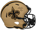 Rickey Jackson Signed New Orleans Saints RAVE Riddell Full Size Speed Replica Helmet w/HOF 2010 - JACREP319 - Rickey Jackson Signed New Orleans Saints RAVE Riddell Full Size Speed Replica Helmet w/HOF 2010 product image
