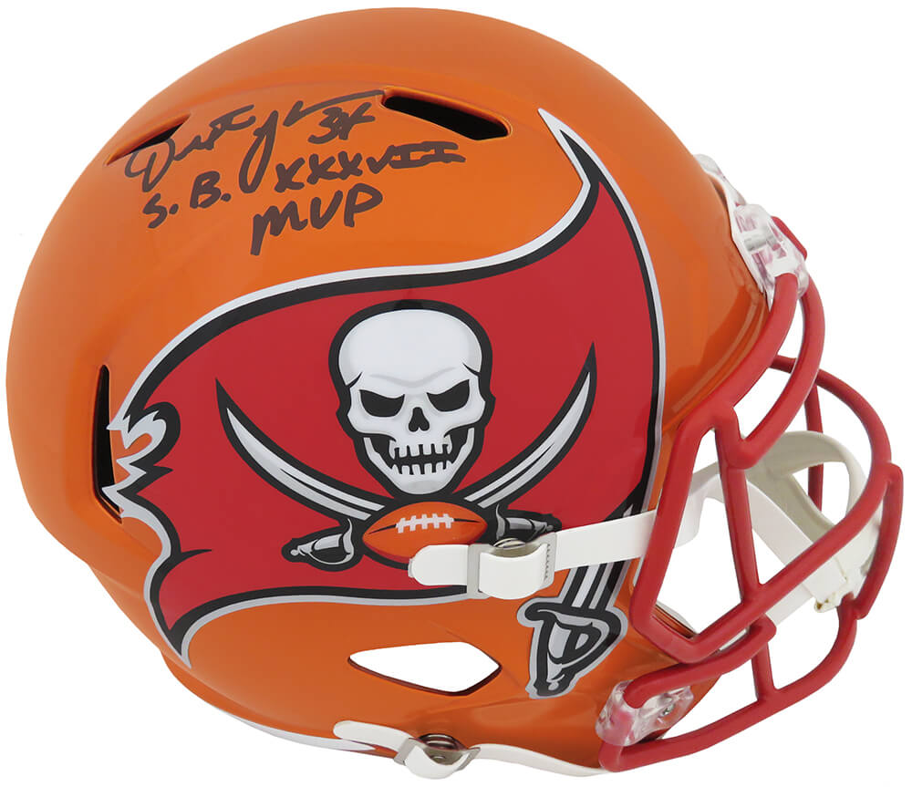 Dexter Jackson Signed Tampa Bay Buccaneers FLASH Riddell Full Size Speed Replica Helmet w/SB XXXVII MVP - JACREP330 - Dexter Jackson Signed Tampa Bay Buccaneers FLASH Riddell Full Size Speed Replica Helmet w/SB XXXVII MVP product image