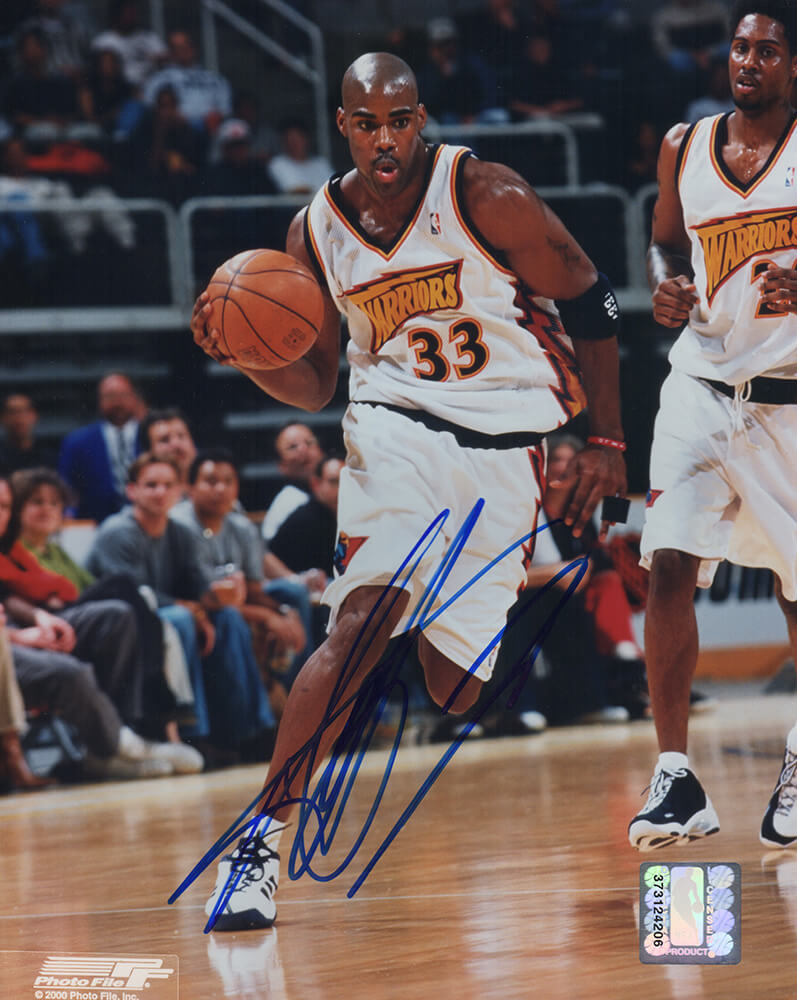 Antawn Jamison Signed Warriors Dribble Action 8x10 Photo - JAM08P200 - Antawn Jamison Signed Warriors Dribble Action 8x10 Photo product image