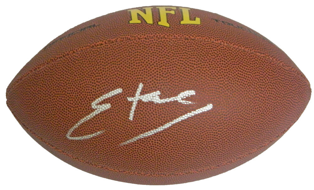 Edgerrin James Signed Wilson Touchdown Full Size NFL Football - JAMFTB300 - Edgerrin James Signed Wilson Touchdown Full Size NFL Football product image