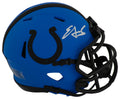 Edgerrin James Signed Indianapolis Colts RAVE Riddell Speed Mini Helmet - JAMMIN305 - Edgerrin James Signed Indianapolis Colts RAVE Riddell Speed Mini Helmet product image