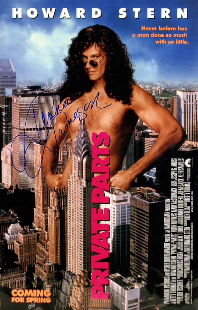 Jenna Jameson Signed Private Parts With Howard Stern 11x17 Movie Poster - JAMPST503 - Jenna Jameson Signed Private Parts With Howard Stern 11x17 Movie Poster product image