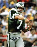 Ron Jaworski Signed Philadelphia Eagles Passing Action 8x10 Photo - JAW08P300 - Ron Jaworski Signed Philadelphia Eagles Passing Action 8x10 Photo product image