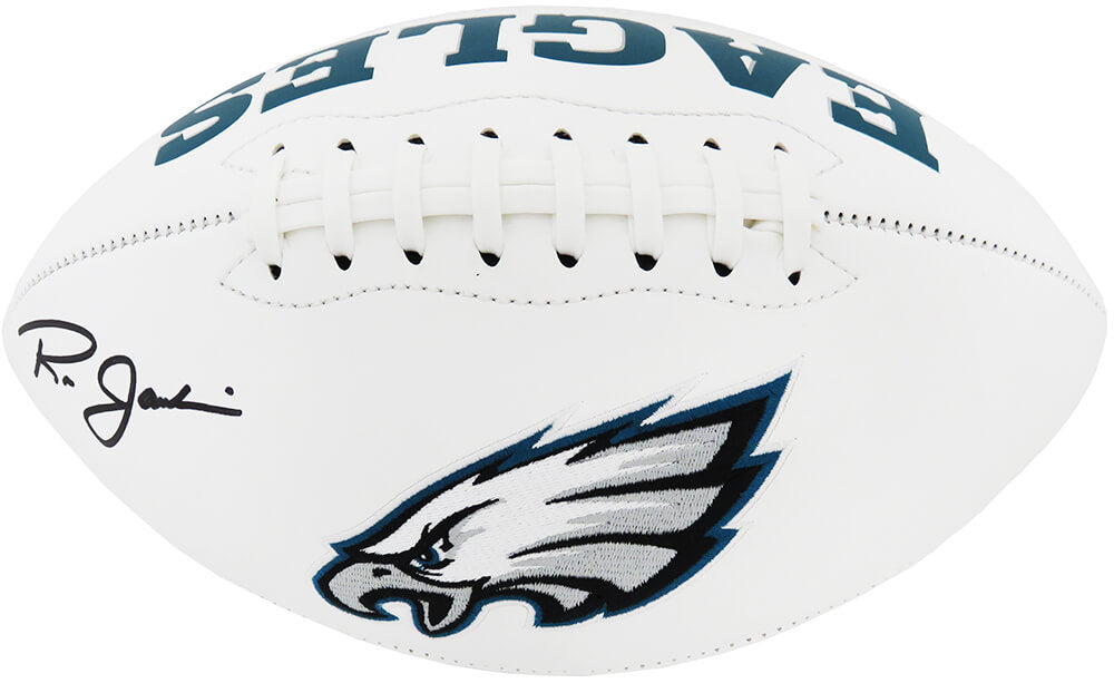 Ron Jaworski Signed Rawlings Philadelphia Eagles White Logo Football - JAWFTB300 - Ron Jaworski Signed Rawlings Philadelphia Eagles White Logo Football product image
