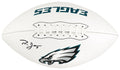 Ron Jaworski Signed Philadelphia Eagles Franklin White Logo Football - JAWFTB303 - Ron Jaworski Signed Philadelphia Eagles Franklin White Logo Football product image