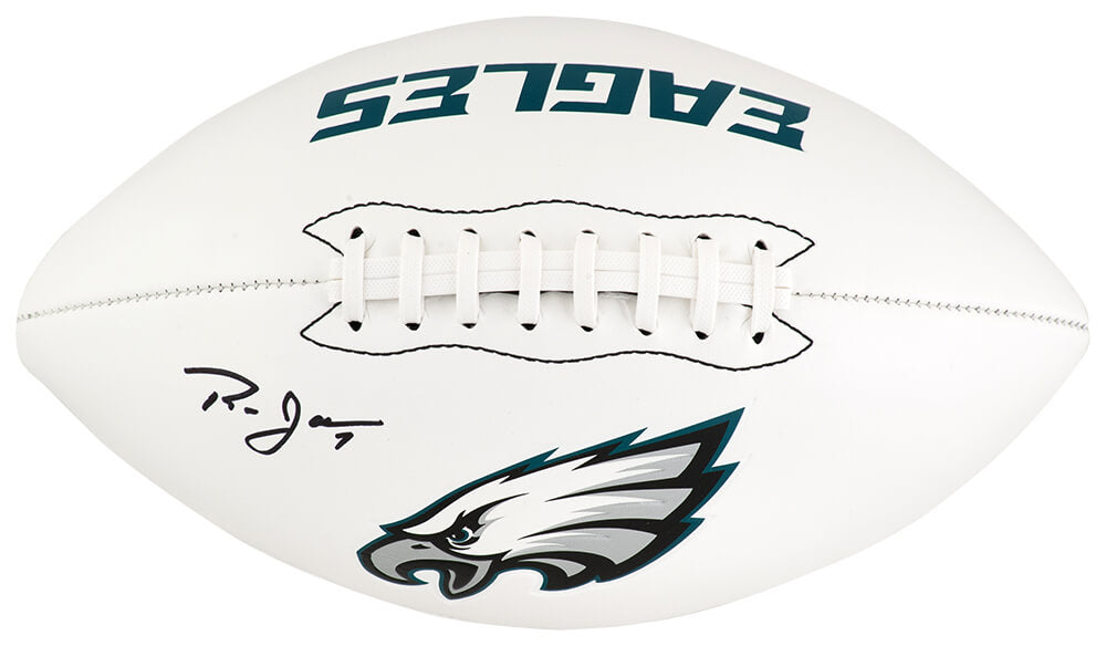 Ron Jaworski Signed Philadelphia Eagles Franklin White Logo Football - JAWFTB303 - Ron Jaworski Signed Philadelphia Eagles Franklin White Logo Football product image