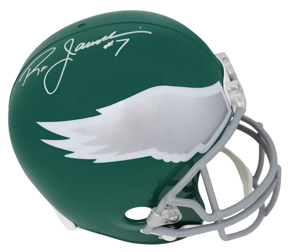 Ron Jaworski Signed Philadelphia Eagles Throwback Riddell Full Size Replica Helmet - JAWREP300 - Ron Jaworski Signed Philadelphia Eagles Throwback Riddell Full Size Replica Helmet product image